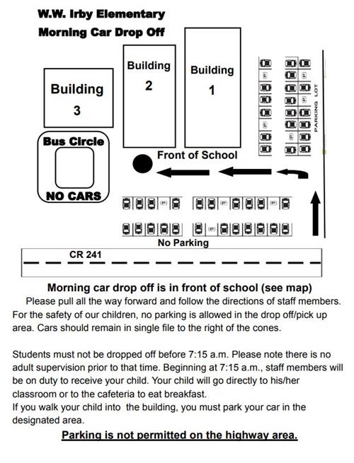 Morning Drop Off Traffic Plan 